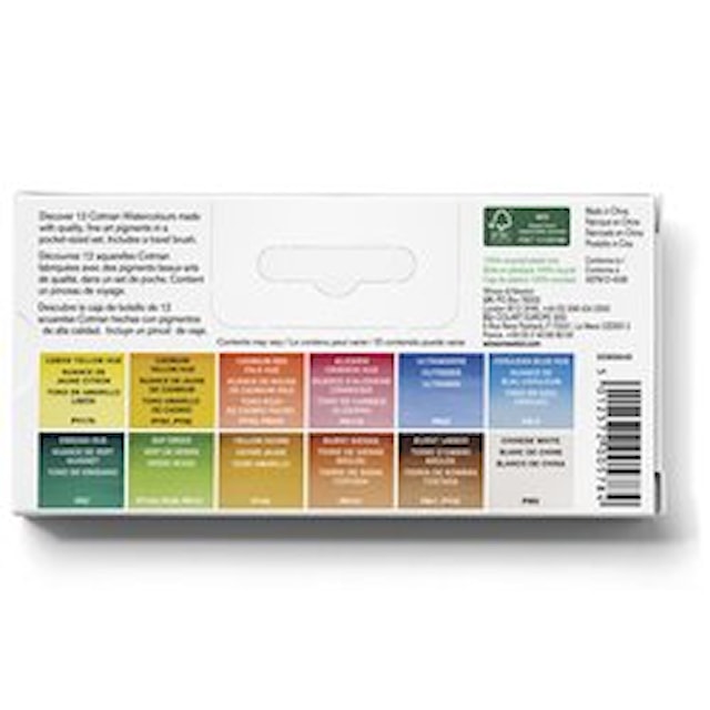 Produktbild 4 för Akvarellfärg Cotman Sketchers Set 12 halvkoppar Winsor & Newton