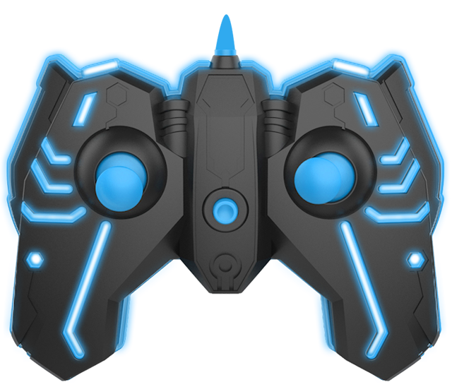 Produktbilde 3 for Radiostyrt bil med lys og damp RC 1:16 blå