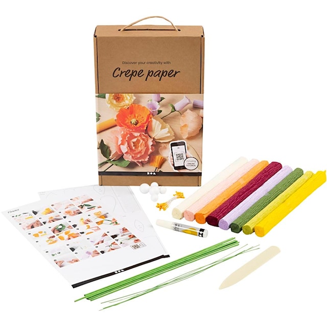 Produktbilde 3 for Start DIY Kit Krepppapir Blomster