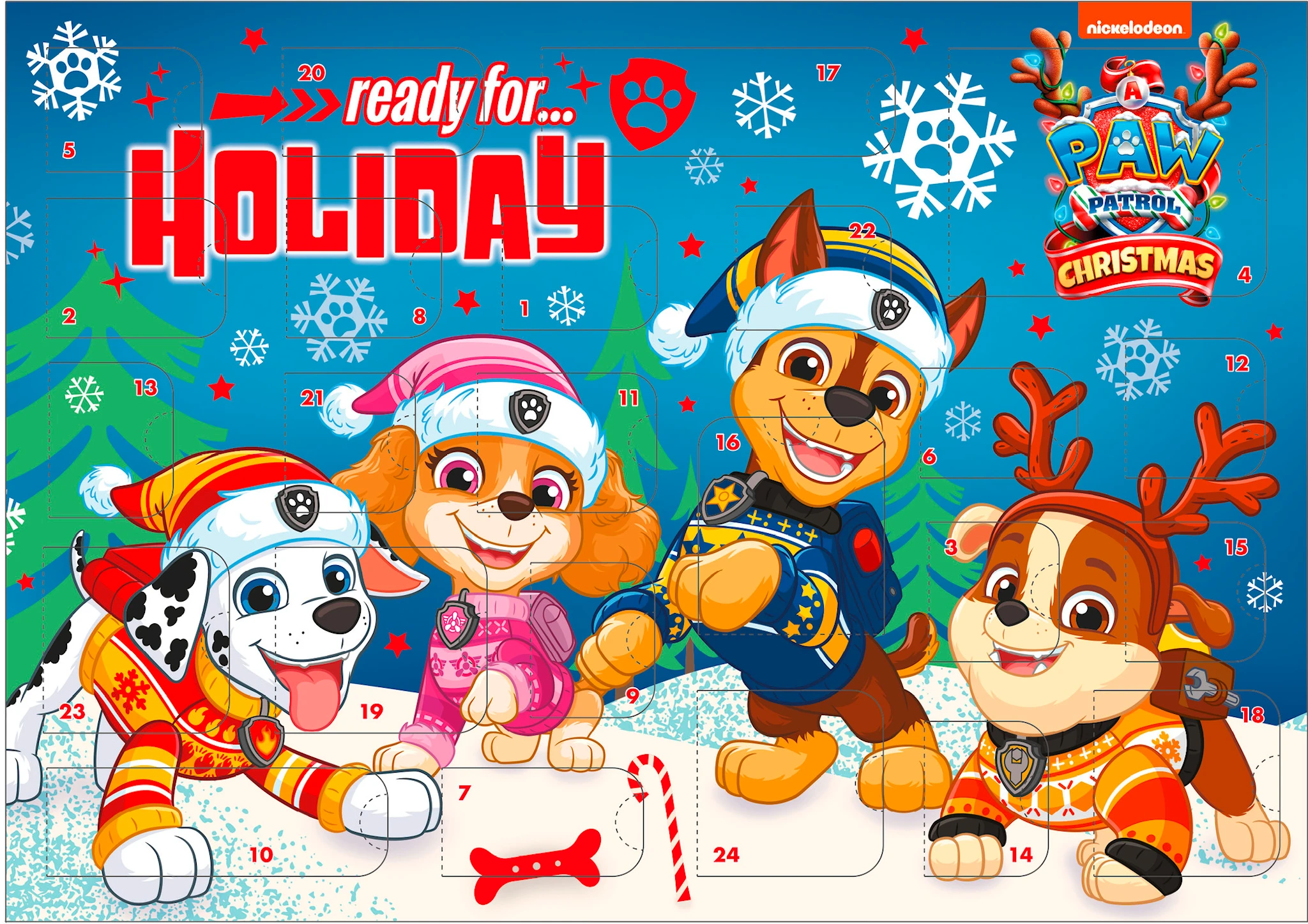 Produktbild för Undercover Adventskalender Paw Patrol