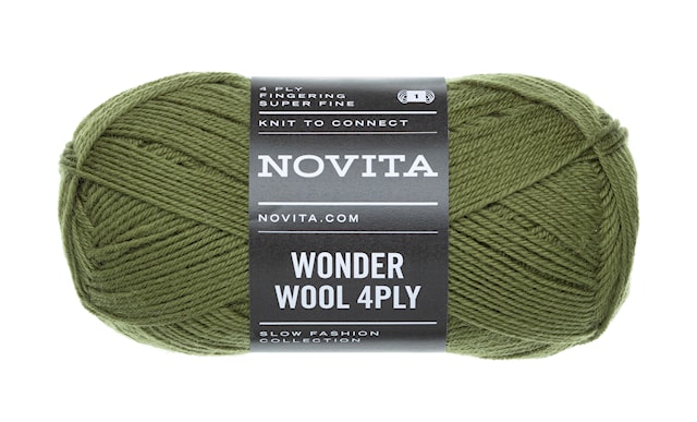 Produktbild 1 för Wonder Wool 4PLY Garn 50g Mosse 306 Novita