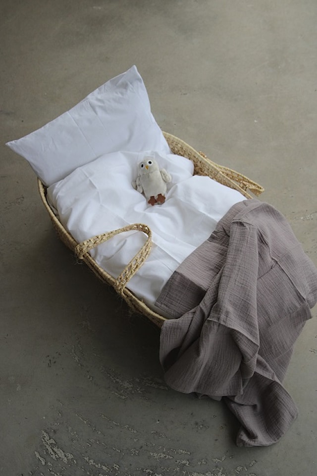 Produktbild 2 för Rätt Start Påslakanset vagn/vagga vit Rätt Start