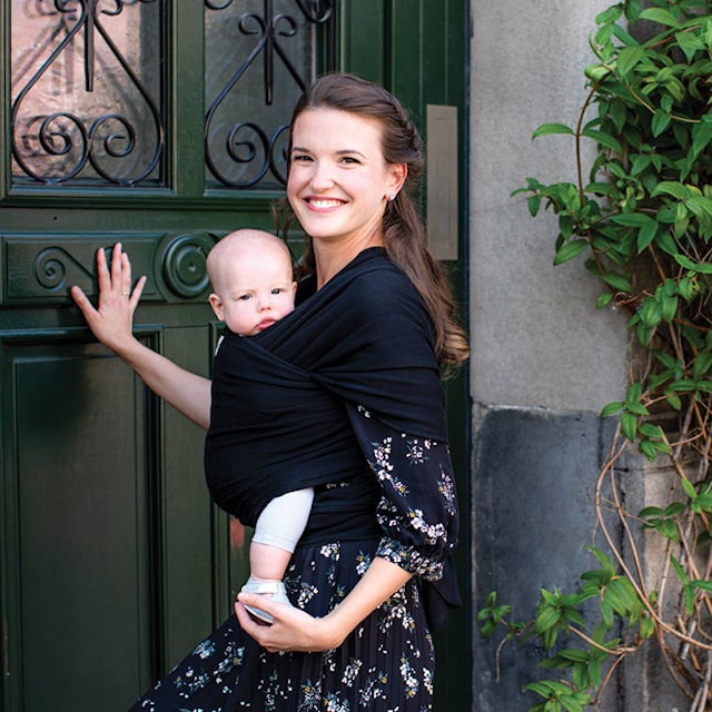 Produktbilde 3 for Bæresjal Tricot-Slen Organic Svart