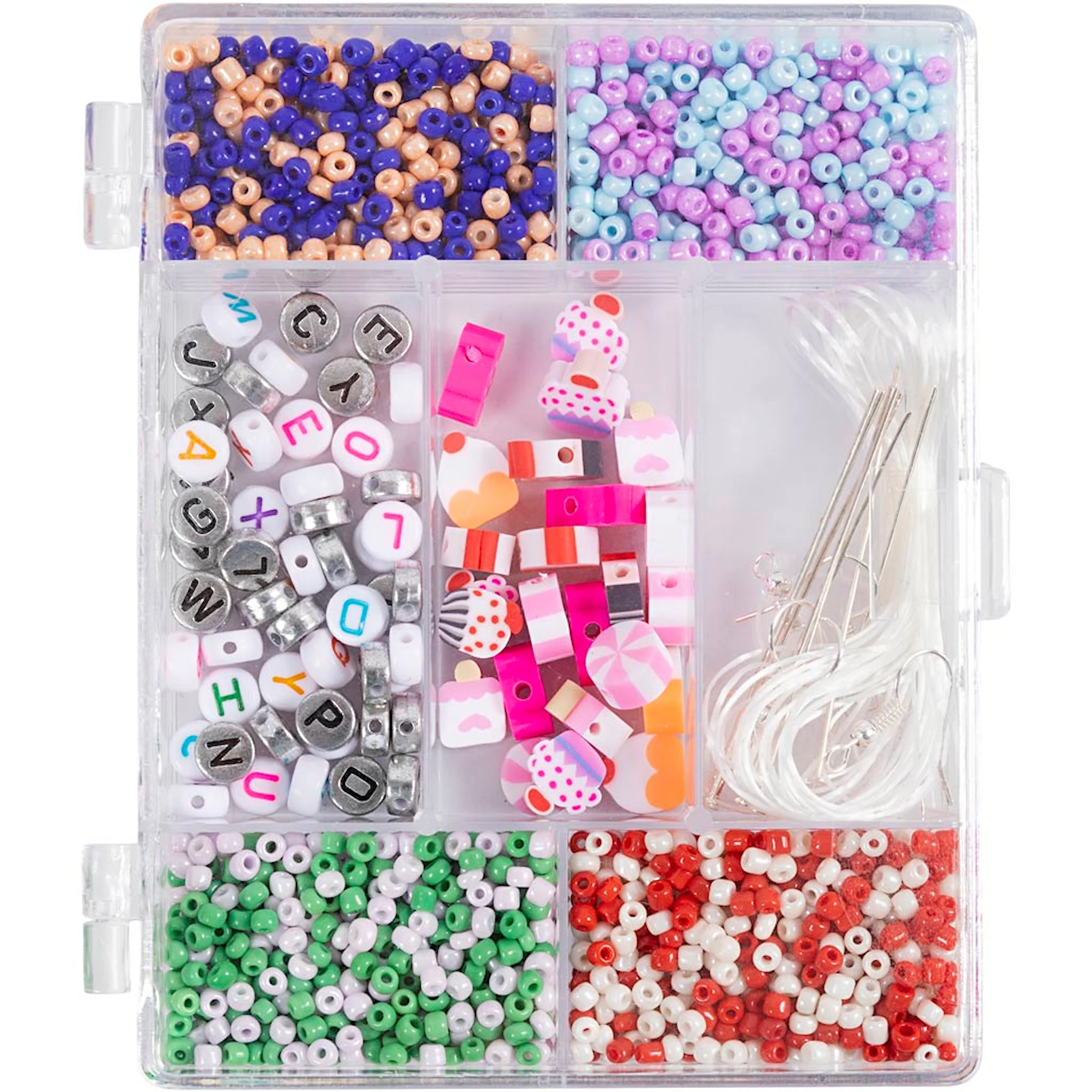 Tuotekuva ille Askartelupaketti Korut, Karamellisekoitus, ca. 1600+ kpl, pastellivärit, 1 pkk/ 1 pkt