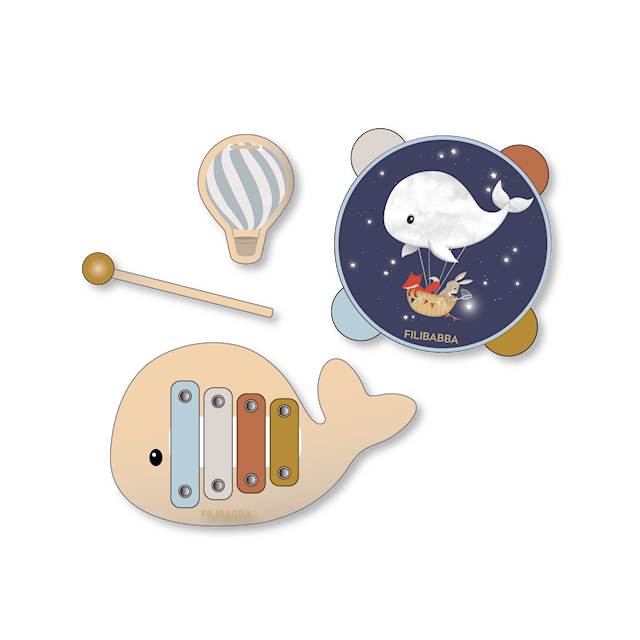 Tuotekuva 2 - Leikkisarja - Ensimmäiset puiset instrumenttini Filibabba