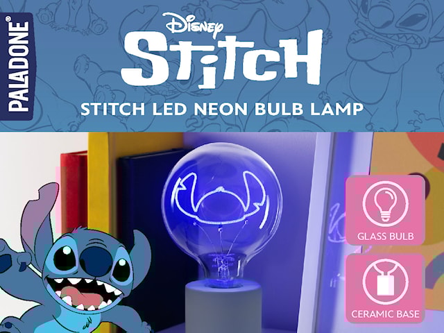 Produktbild 4 för Stitch LED Neon Glödlampa EU, Paladone