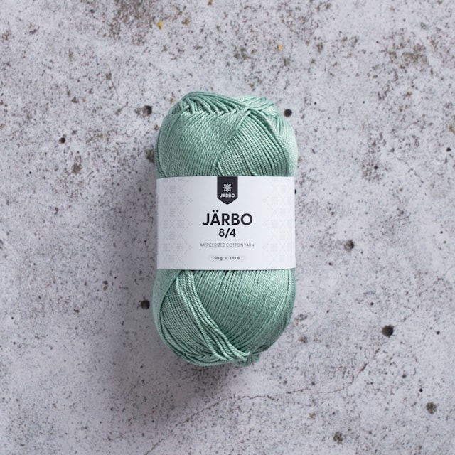 8/4 Puuvillalanka 50 g Huurrettu vihreä (32032) Järbo