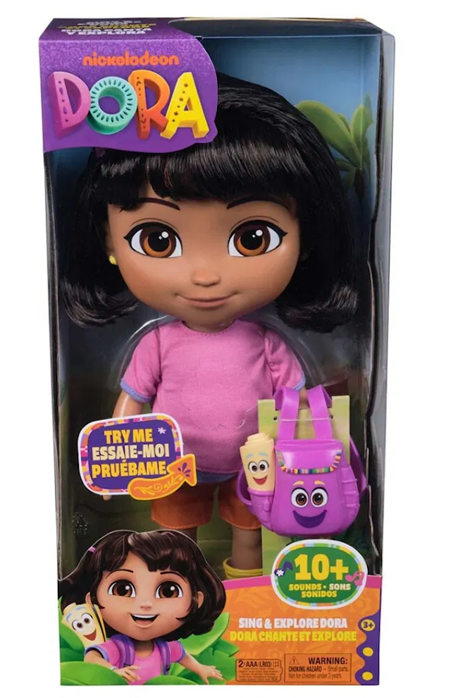 Tuotekuva 4 - Dora Seikkailija Interaktiivinen Nukke 30 cm Laula ja Tutki