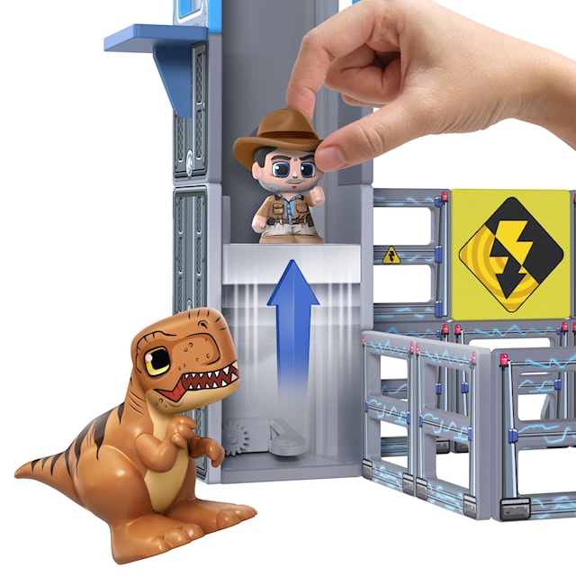 Produktbild 6 för Jurassic World Magnetlek Tile Town