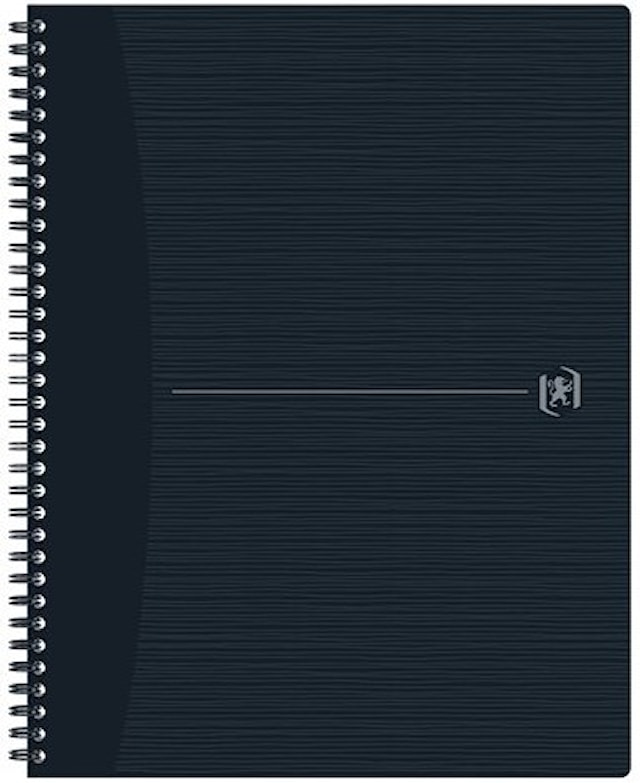 Produktbilde 1 for Collegehefte Origins A4 + Rutet Sort Oxford