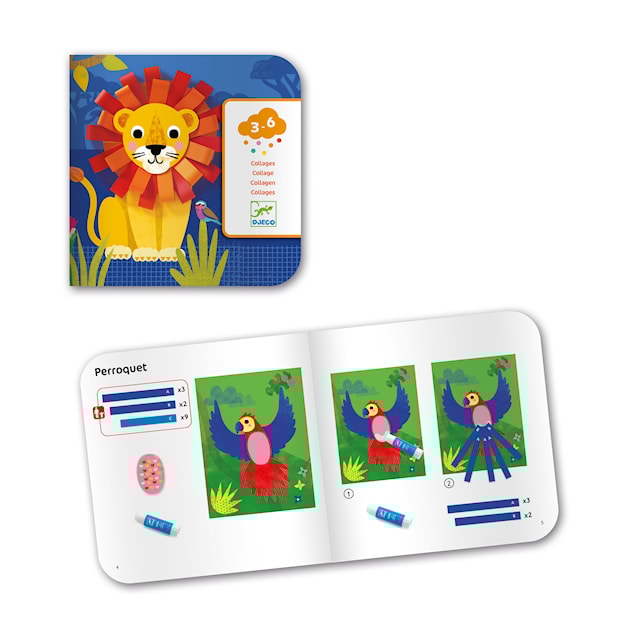 Produktbild 1 för Skapa Djur med Papperspyssel Djeco