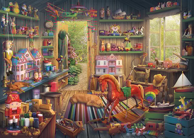 Tuotekuva 2 - Nostalgic Toys Palapelit 1000 palaa, Ravensburger