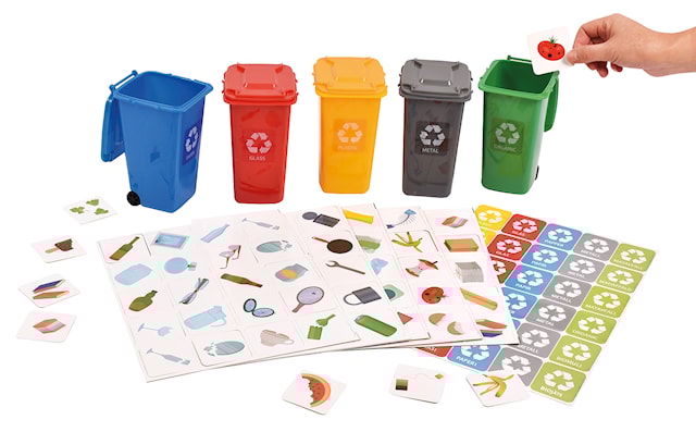 Produktbilde 1 for Resirkuleringsspill med søppelbøtter og sorteringskort MyPauze