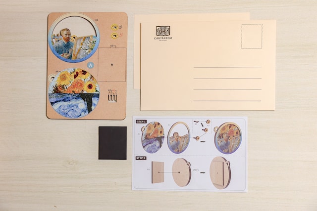 Produktbilde 4 for Book Nook: DIY VanGogh-magnet, Caratem