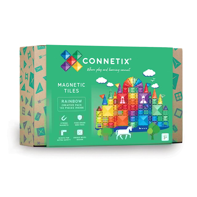 Tuotekuva 1 - Connetix Rainbow Creative 102 Osaa