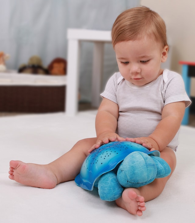 Produktbild 2 för CloudB Nattlampa Twilight Sköldpadda Blå