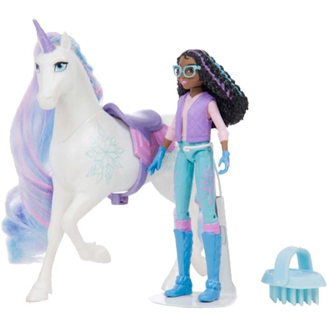 Produktbild 2 för Layla & Glacier Docka med Häst 11 cm Unicorn Academy