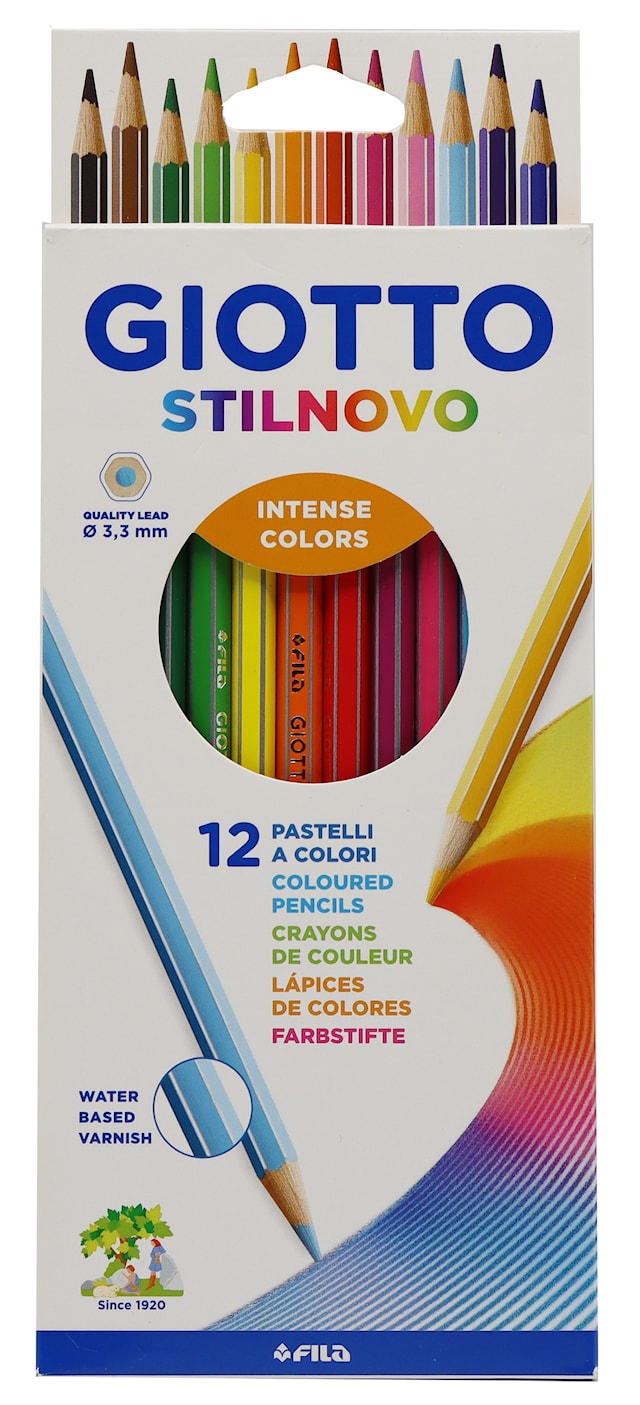 Produktbilde 1 for Fargeblyanter 12 stk. Stilnovo Giotto