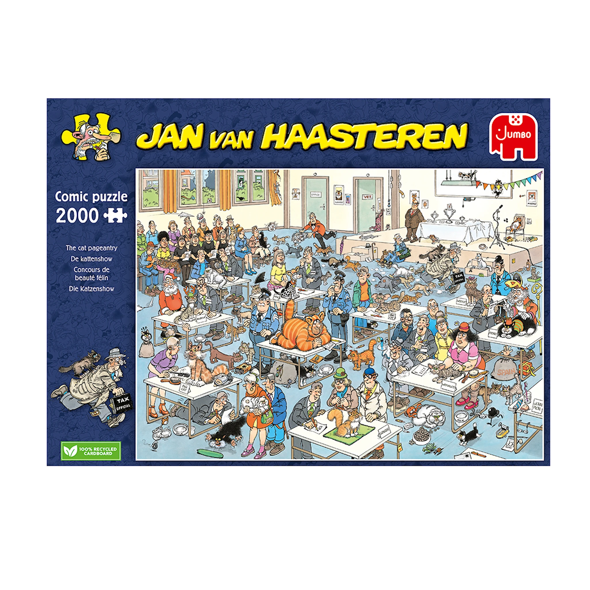 Produktbilde for Jan Van Haasteren Kattenshow Pussel 2000 bitar, Jumbo
