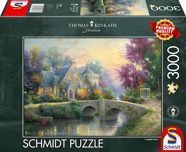 Produktbilde 1 for Lamplight Manor Thomas Kinkade Puslespill 3000 brikker Schmidt