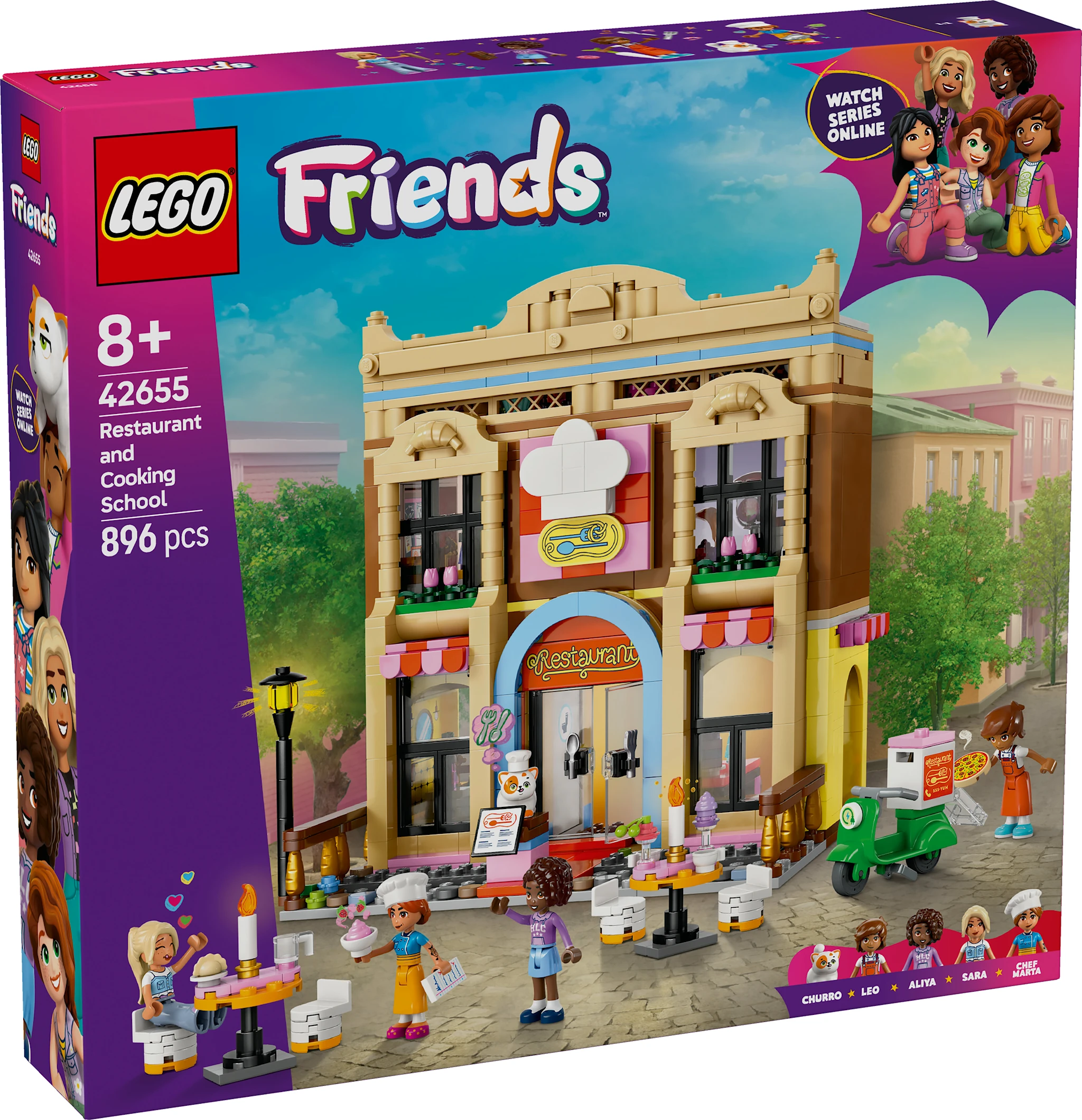 Produktbilde for Restaurant og kokkeskole LEGO® Friends (42655)