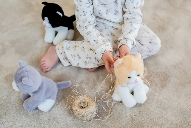 Produktbilde 2 for Kattunge Kosedyr 18 cm Beige Teddykompaniet