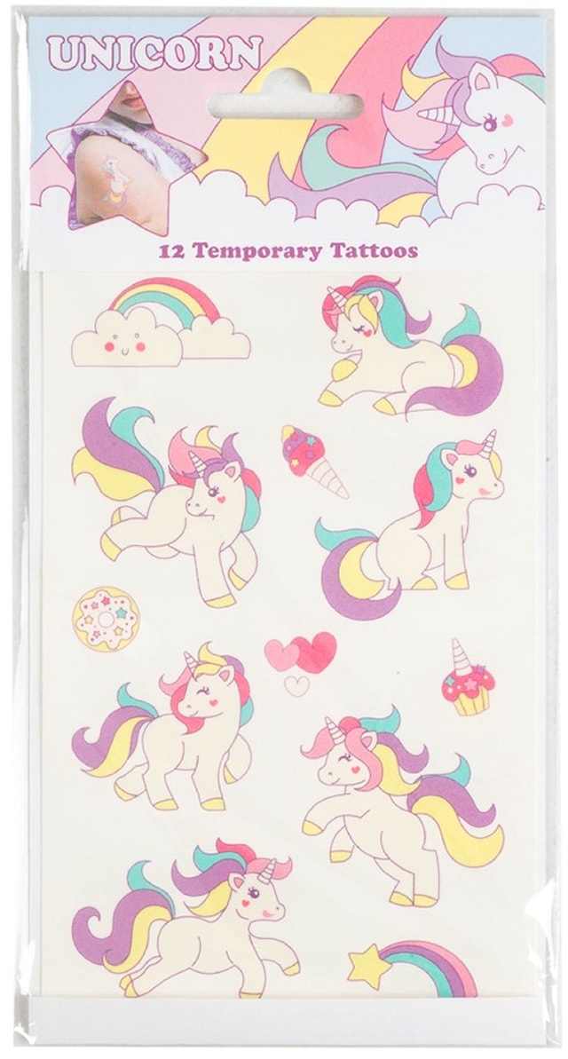 Tatoveringer Enhjørninger 1 ark