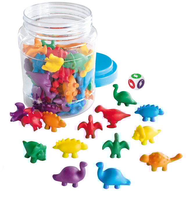 Produktbilde 3 for Fargesortering Dinosaurer 60-pack MyPauze