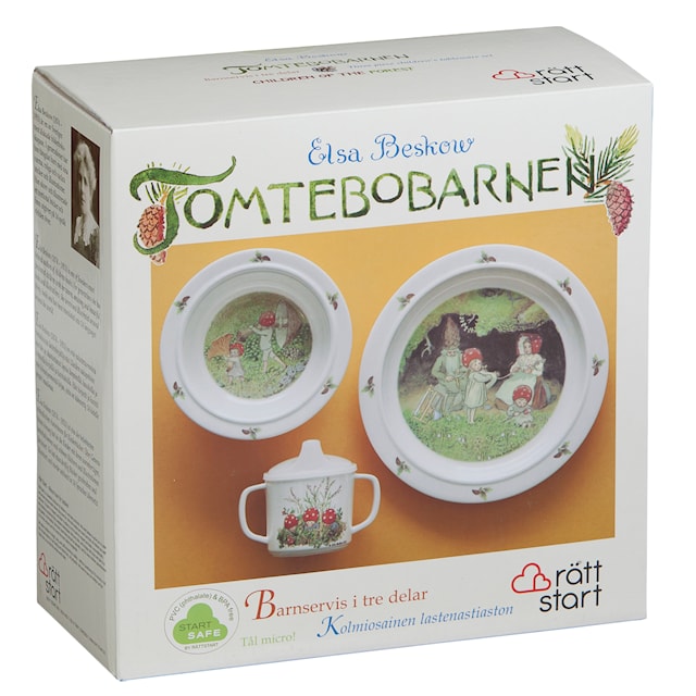 Produktbild 2 för Barnservis Tomtebobarnen, Elsa Beskow, Rätt Start