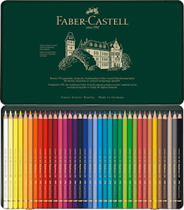 Produktbilde 1 for Polychromos Fargeblyanter Metalletui 36 pakning Faber-Castell