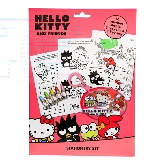 Produktbilde 1 for Aktivitetsblad A4 med Konvolutt Hello Kitty