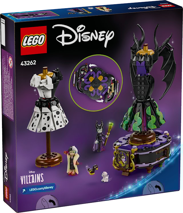 Produktbild 3 för Maleficents och Cruella De Vils klänningar LEGO® Disney™ (43262)