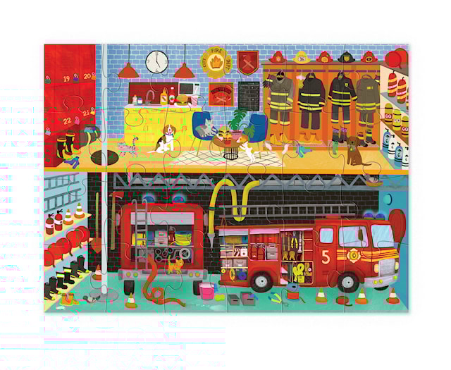 Tuotekuva 2 - Paloasema Lasten Palapeli 24 Palaa Crocodile Creek