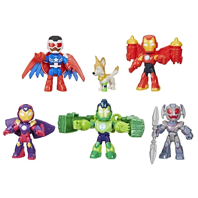 Produktbild 2 för Figurer 6-pack Iron Man and His Awesome Friends