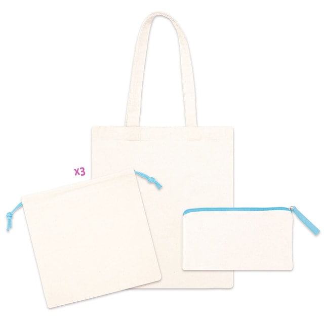 Produktbilde 3 for DIY-sett med stoffposer og batikk av Djeco