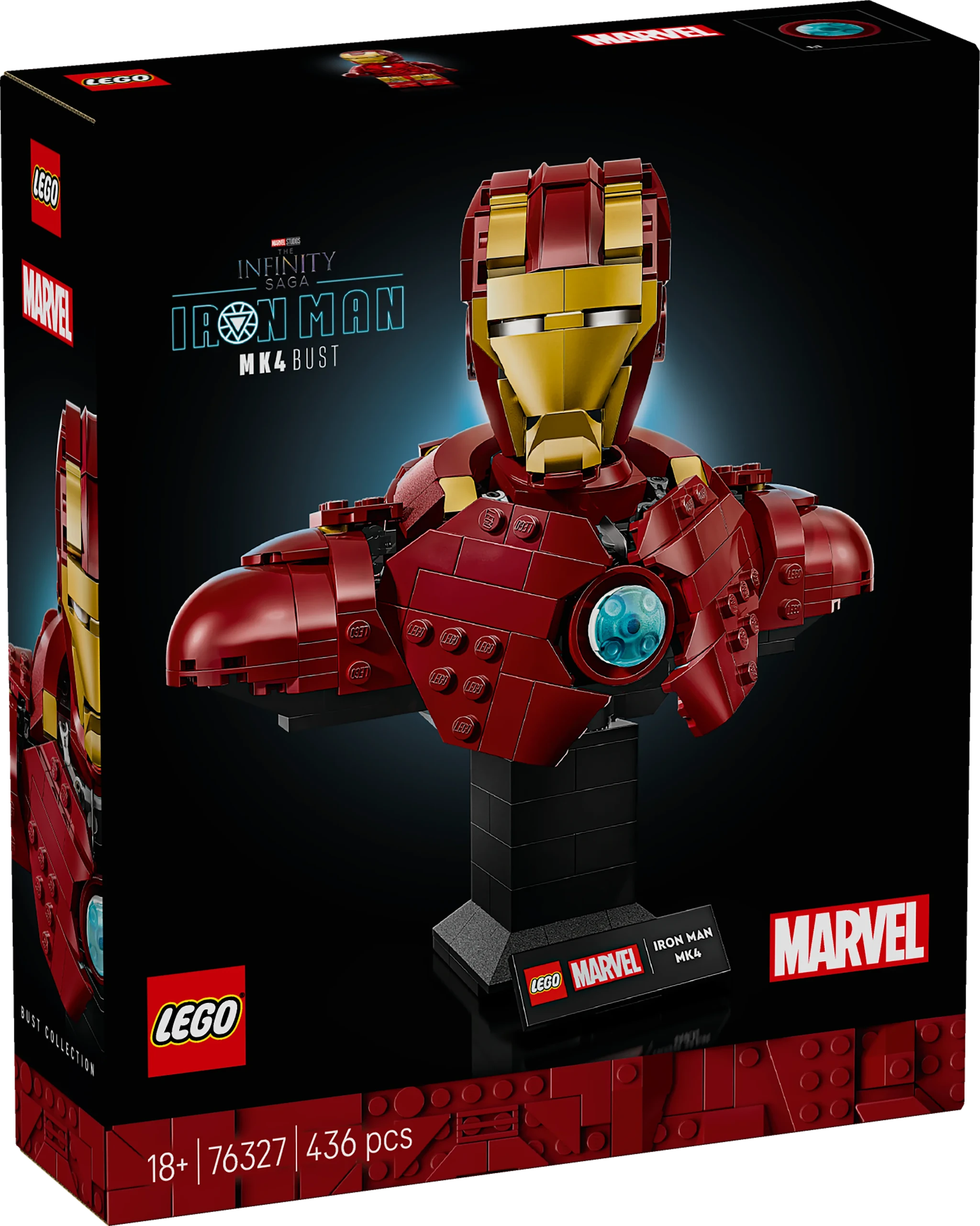 Produktbild för Iron Man MK4 – byst LEGO® Super Heroes (76327)