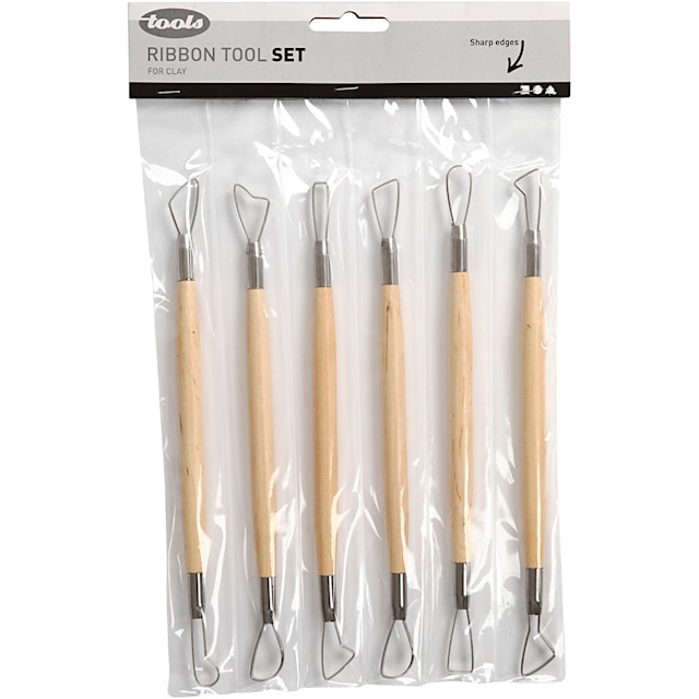 Produktbilde 3 for Leirslynge, skarpe kanter, L: 20 cm, 6 stk.