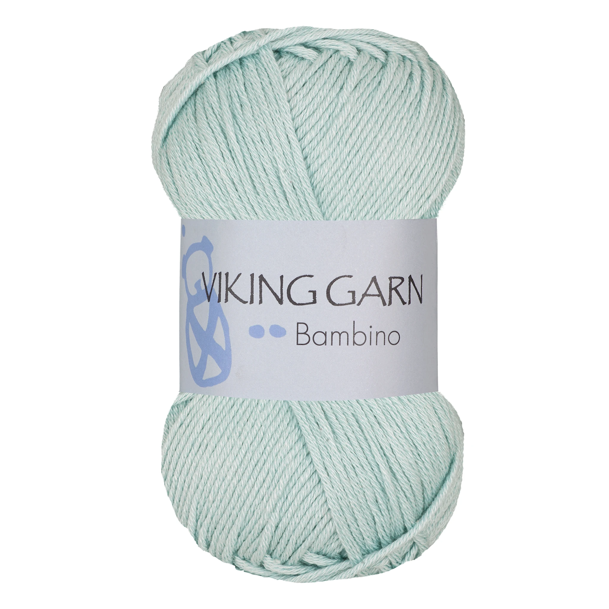Produktbilde for Bambino 50 g Lys Petrol 426 Viking Garn