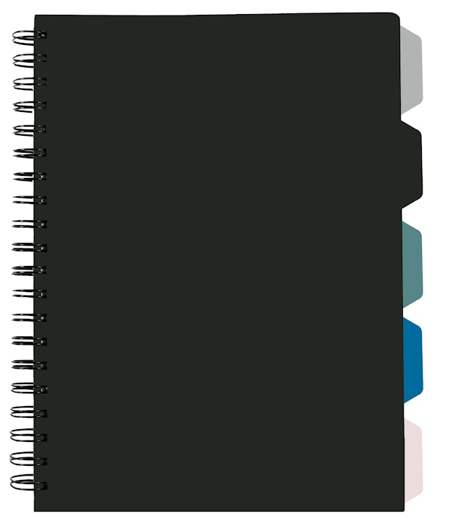 Aihelehtiö A4 Musta, Sense