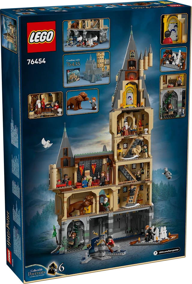 Tuotekuva 4 - Tylypahkan linna: Päärakennuksen torni LEGO® Harry Potter™ (76454)