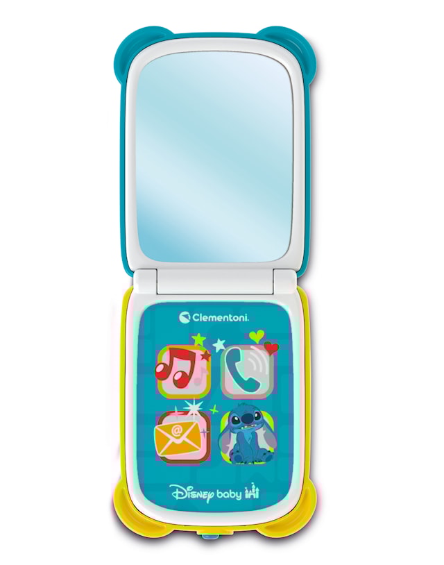 Produktbild 1 för Disney Baby Stitch Flip Telefon Aktivitetleksak Clementoni