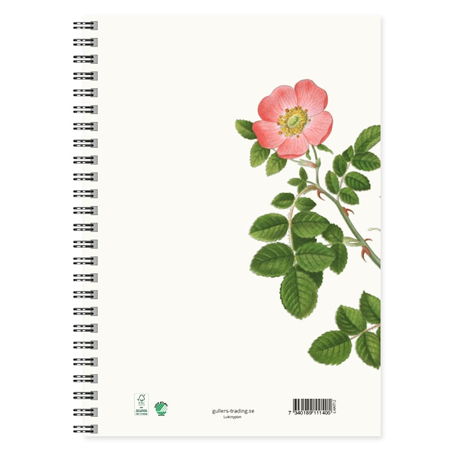 Produktbilde 2 for Notatbok A5 Roseduft Linjert 50 sider Gullers