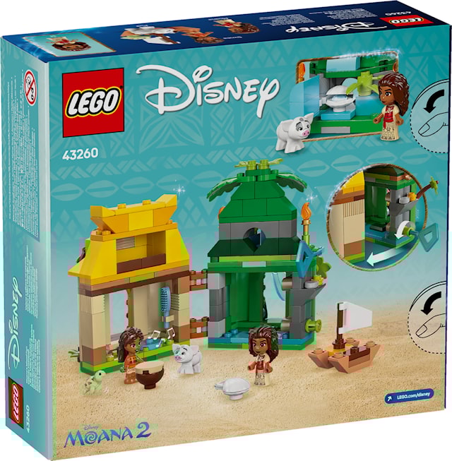 Produktbilde 3 for Lek og moro på Vaianas øy LEGO® Disney Princess (43260)
