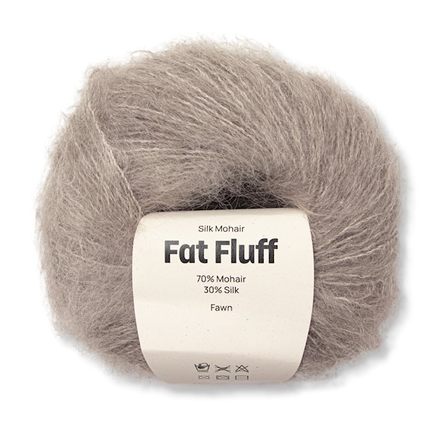 Silkki-Mohair Fat Fluff 25 gr Fawn A749 Adlibris