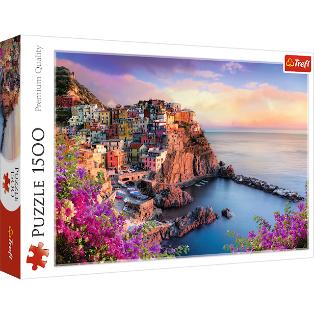 Produktbild 1 för Pussel View of Manarola 1500 bitar, Trefl