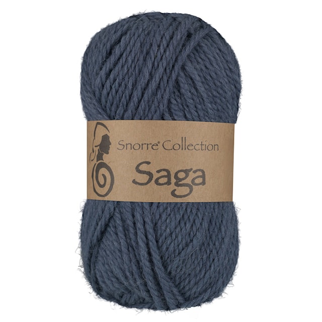 Saga Ull, Alpacka mix 50 gr Jeansblå 427, Viking Snorre