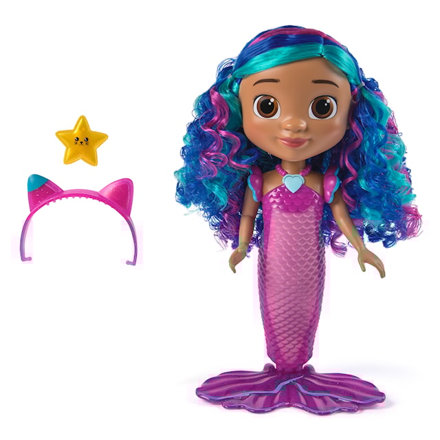 Produktbild 5 för Gabby's Movie Sing & Shine Mermaid Gabby Docka 36 cm