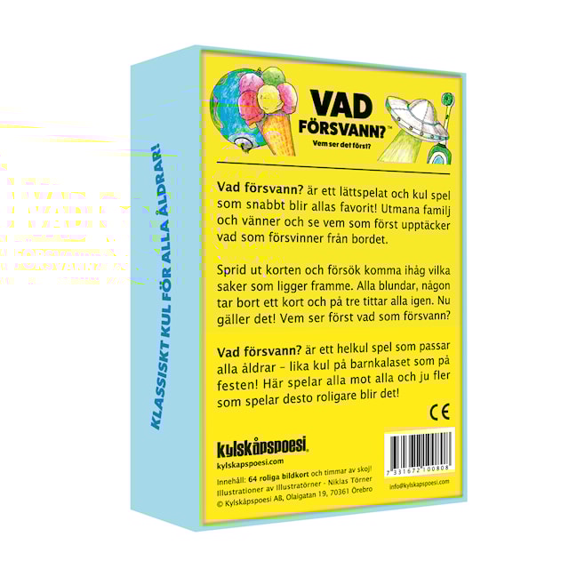 Produktbild 2 för Vad försvann? Spel (SE)