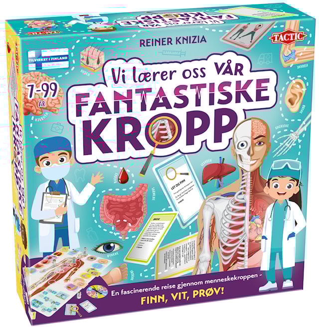 Produktbilde 1 for Vi lærer oss kroppen (NO) Tactic