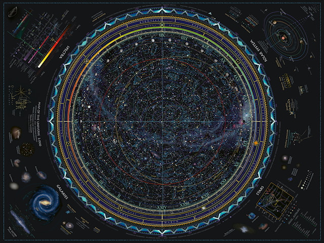 Tuotekuva 2 - Map of the Universe Palapelit 1500 palaa, Ravensburger